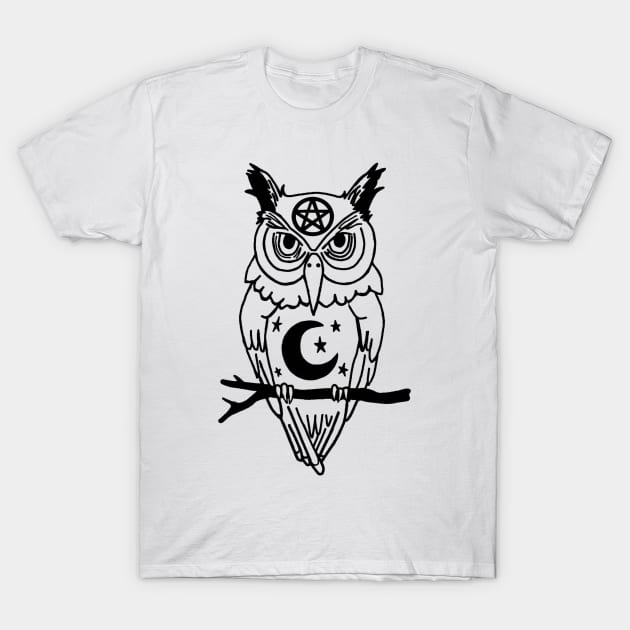 Pagan Owl T-Shirt by imphavok